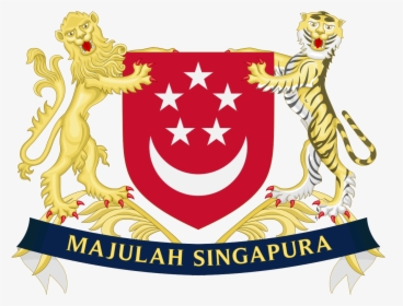 Coat Of Arms Of Singapore - Coat Of Arms Singapore, HD Png Download, Free Download