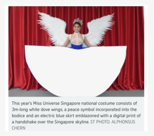 Transparent Singapore Flag Png - Miss Universe 2018 Singapore, Png Download, Free Download