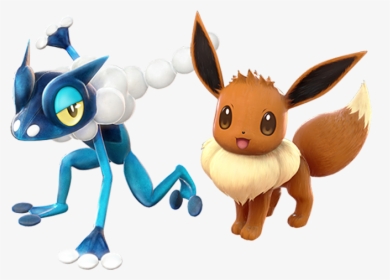 Eevee Papercraft - Frogadier Png, Transparent Png, Free Download