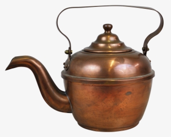Kettle Drawing Teapot - Antique Metal Kettle Png, Transparent Png, Free Download