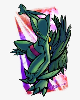 Sceptile By Ja-punkster - Art Sceptile, HD Png Download, Free Download