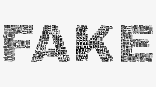 Real, Fake, Typography, Type, Text, Words, Abstract - Fake It Till You Make, HD Png Download, Free Download