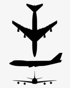 Airplane Boeing Clipart Free Cliparts Images On Transparent - Boeing 747 Silhouette, HD Png Download, Free Download