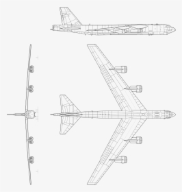 Boeing B-52h Stratofortress - Wide-body Aircraft, HD Png Download, Free Download