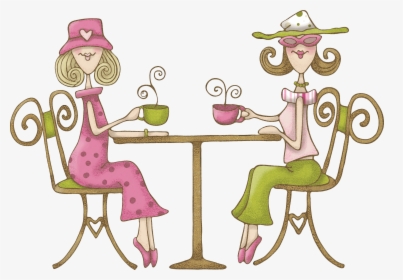 Women"s Night Out - Ladies Afternoon Tea Cartoon, HD Png Download, Free Download