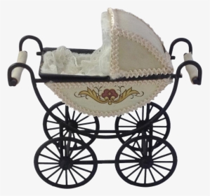 Vintage Baby Stroller Clip Art For Kids - Antique Baby Carriage Png, Transparent Png, Free Download