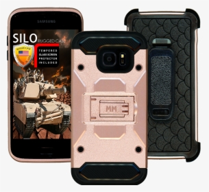 Samsung Galaxy S7 Edge Mm Silo Rugged Case Rose Gold, HD Png Download, Free Download
