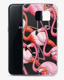 2 Mockup Case With Phone Default Samsung Galaxy S7 - Mobile Phone, HD Png Download, Free Download