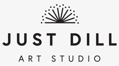Just Dill Art Studio - Black-and-white, HD Png Download, Free Download