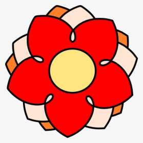 Flower Svg Clip Arts - Clip Art Of Single Flower, HD Png Download, Free Download