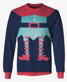 Gearhuman 3d Christmas Elf Santa Claus Helper Custom - Sweater, HD Png Download, Free Download