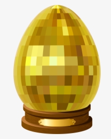 Golden Eeaster Egg Statue Transparent Png Clip Art - Sphere, Png Download, Free Download