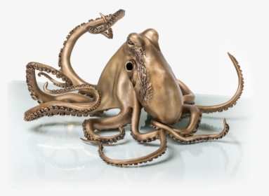 Bronzefigur Octopus Von Viktor Palus - Octopus, HD Png Download, Free Download