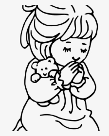 Clip Art Freeuse Praying Hands Child Clip Art Transprent - Pray Clip Art Black And White, HD Png Download, Free Download