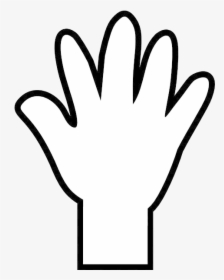Hand Praying Hands Black And White Clip Art Print Clipart - Raise A Hand To Talk, HD Png Download, Free Download