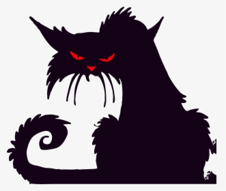 Cat Vector Window - Halloween Silhouettes, HD Png Download, Free Download