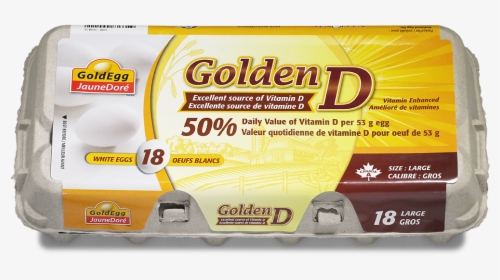 Goldenegg Golden D 18x Large White - Box, HD Png Download, Free Download