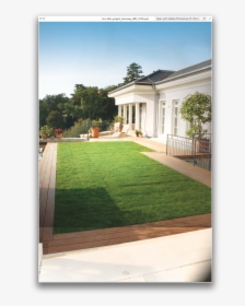 Eco-mat W/ Wood Border - Lawn, HD Png Download, Free Download