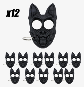 Public Safety K-9 Personal Protection Keychain - Mask, HD Png Download, Free Download