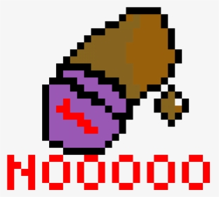 Noooo My Chocolate Is Melting - Pixel Art Donut Transparent, HD Png Download, Free Download