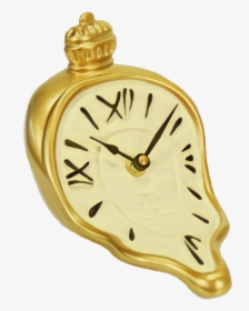 Melting Clock - Gold Watch Melting Png, Transparent Png, Free Download