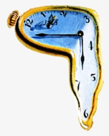 Clip Art Salvador Dali Melting Clocks - Salvador Dali Clock Png, Transparent Png, Free Download