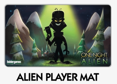 One Night Ultimate Alien Player Mat"  Class="lazyload - Bezier Games One Night Ultimate Werewolf, HD Png Download, Free Download