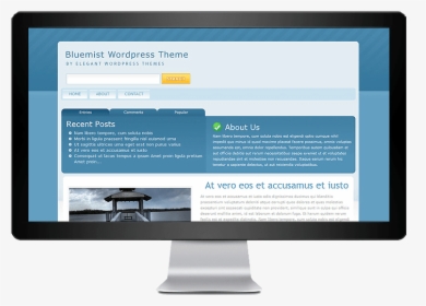 Bluemist Wordpress Theme, HD Png Download, Free Download