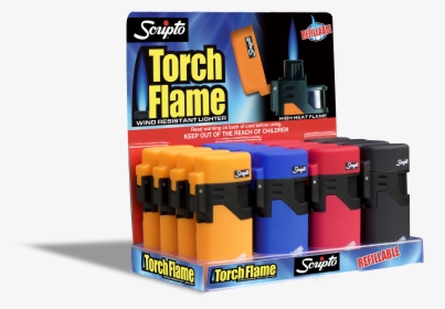 Scripto Torch Flame Lighter, HD Png Download, Free Download