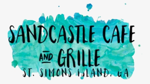 Sandcastle Cafe And Grill Logo - Calligraphy, HD Png Download, Free Download