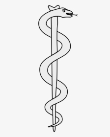 Rod Of Asclepius Svg , Png Download - Greek Rod Of Asclepius, Transparent Png, Free Download