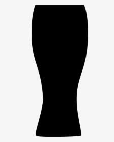 Wheat Beer Glass Silhouette - Pint Glass Silhouette Vector, HD Png Download, Free Download