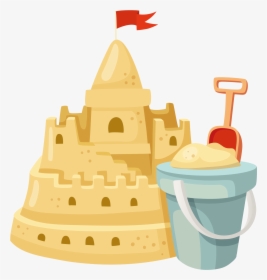 Sand Art And Play Clip Art - Clipart Sand Castle Png, Transparent Png, Free Download
