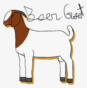Transparent Goat Clip Art - Boer Goat Clip Art, HD Png Download, Free Download