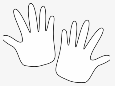Pair Clipart Quiet Hand - White Hands, HD Png Download, Free Download