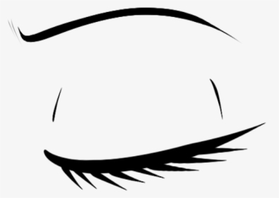 Closed Eye Drawing Anime, HD Png Download, Free Download