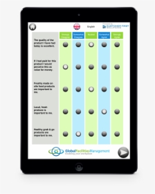 Facilities Management Survey Ipad - Survey On Ipad, HD Png Download, Free Download
