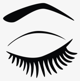 Makeup Clipart Eyelash - Desenhos De Olhos Fechados, HD Png Download, Free Download