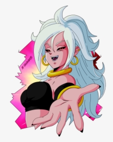 Character,clip Art,long - Android 21 Fan Art, HD Png Download, Free Download
