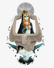 Twilight Princess Tribute Midna By - Midna Twilight Princess Drawing, HD Png Download, Free Download