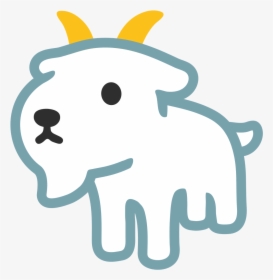 Transparent Goat Emoji Png - Old Android Goat Emoji, Png Download, Free Download