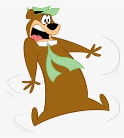 Yogi With Scared Expression - Cartoon, HD Png Download, Free Download