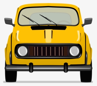 Car Frontview Vintage Old - Car Vector Front View Png, Transparent Png, Free Download