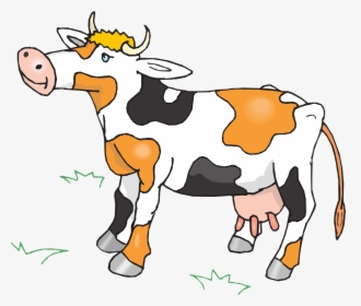 Cattle Vector Milk Cow - Black And Orange Cow, HD Png Download, Free Download