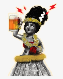 Transparent Hula Girl Png - Illustration, Png Download, Free Download