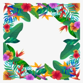 #mq #leaf #leaves #tropical #frame #frames #border - Tropical Frames And Borders, HD Png Download, Free Download