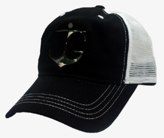 Jessie G Black And White Anchor Ballcap"  Title="jessie - Baseball Cap, HD Png Download, Free Download