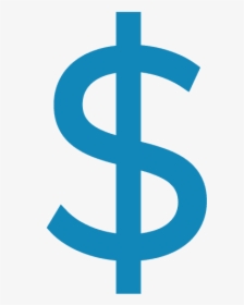 Dollar Sign In Blue - Cross, HD Png Download, Free Download