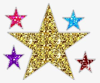 Transparent Gold Glitter Star Png - Glitter, Png Download, Free Download