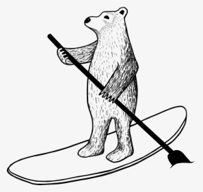 Bear Standing Up - Illustration, HD Png Download, Free Download